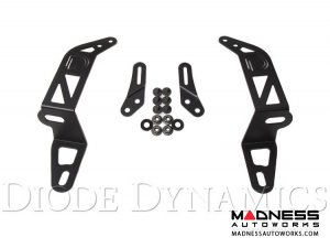 Jeep Wrangler JL Bumper LED Kit White Combo - Single 30" Light Bar